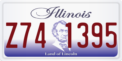 IL license plate Z741395