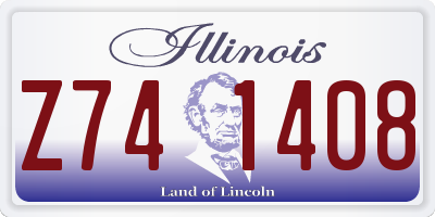 IL license plate Z741408