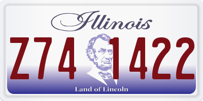 IL license plate Z741422