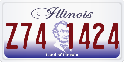 IL license plate Z741424