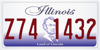 IL license plate Z741432