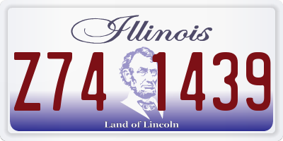 IL license plate Z741439