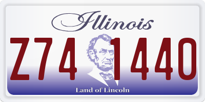 IL license plate Z741440