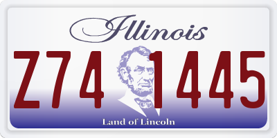 IL license plate Z741445