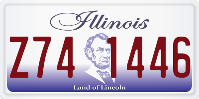 IL license plate Z741446