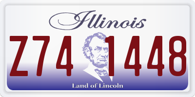 IL license plate Z741448