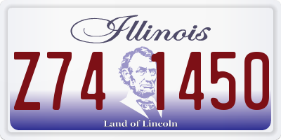 IL license plate Z741450