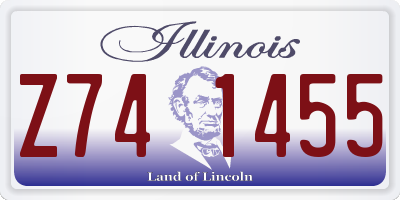 IL license plate Z741455