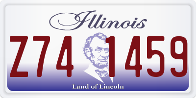 IL license plate Z741459