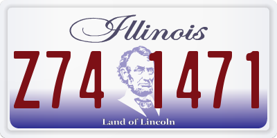 IL license plate Z741471