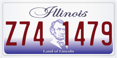 IL license plate Z741479