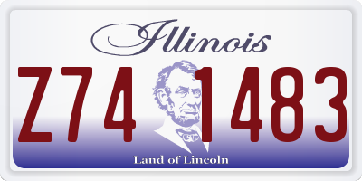 IL license plate Z741483