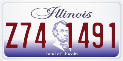 IL license plate Z741491