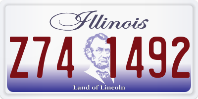 IL license plate Z741492