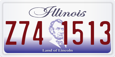 IL license plate Z741513