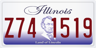 IL license plate Z741519