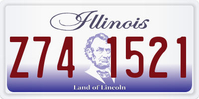 IL license plate Z741521