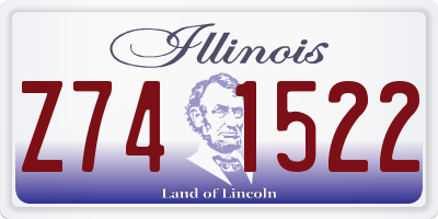 IL license plate Z741522
