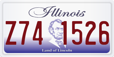 IL license plate Z741526