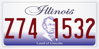IL license plate Z741532