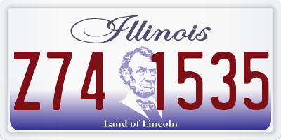 IL license plate Z741535