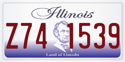 IL license plate Z741539