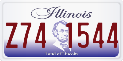IL license plate Z741544