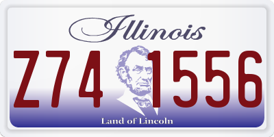 IL license plate Z741556