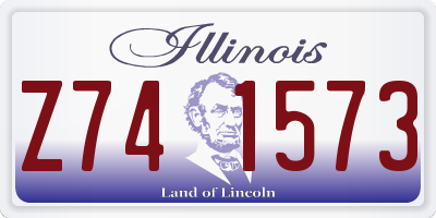 IL license plate Z741573