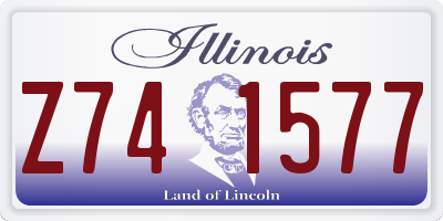 IL license plate Z741577