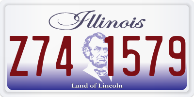 IL license plate Z741579