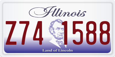 IL license plate Z741588