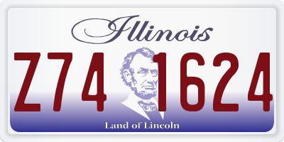 IL license plate Z741624