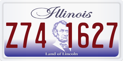 IL license plate Z741627
