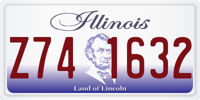 IL license plate Z741632