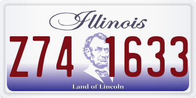 IL license plate Z741633