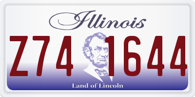 IL license plate Z741644