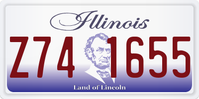 IL license plate Z741655