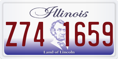 IL license plate Z741659