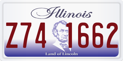 IL license plate Z741662