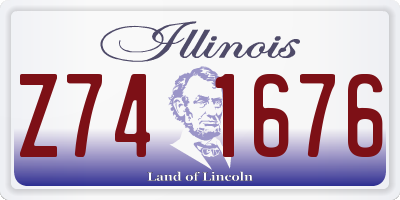 IL license plate Z741676