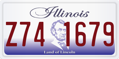 IL license plate Z741679