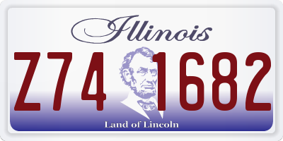IL license plate Z741682