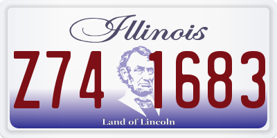 IL license plate Z741683