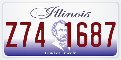 IL license plate Z741687