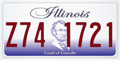 IL license plate Z741721