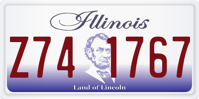 IL license plate Z741767