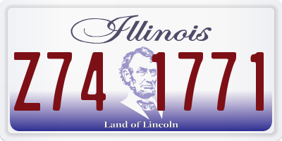 IL license plate Z741771