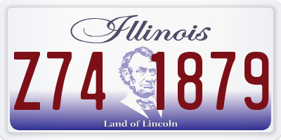 IL license plate Z741879