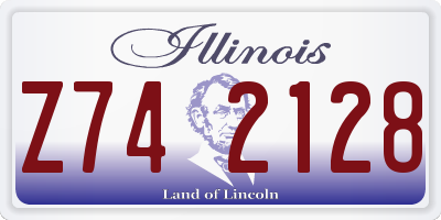 IL license plate Z742128